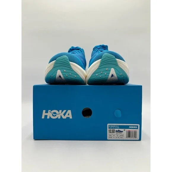 HOKA MACH X 2 SYWR Men's NEW Athletic Shoes Blue US Size 12.5 NIB - Picture 11 of 11